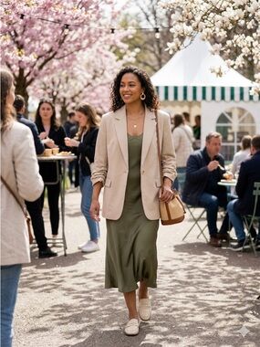 H&M Modern Classic Gathered-Sleeve Blazer - NWOT SZ.XS